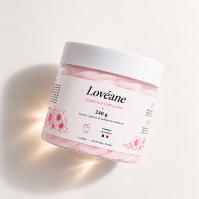 Chantilly capillaire Lovéane au beurre de karité, pot de 95 g